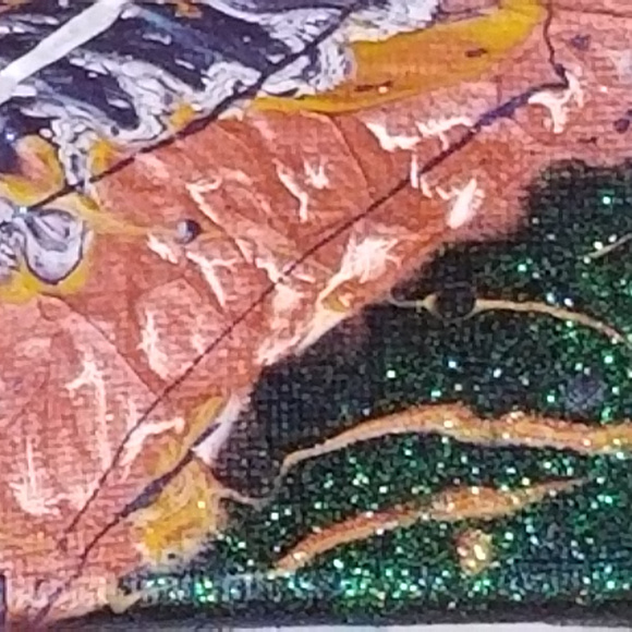 Original Painting 8x10 Purple Yellow Orange - Picture 7 of 8